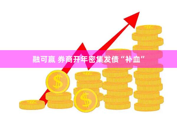 融可赢 券商开年密集发债“补血”