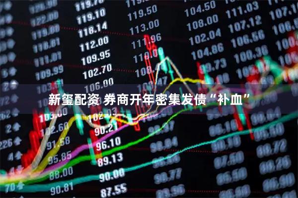 新玺配资 券商开年密集发债“补血”