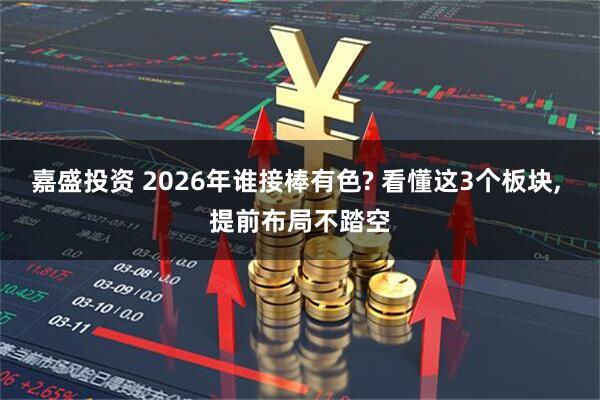 嘉盛投资 2026年谁接棒有色? 看懂这3个板块, 提前布局不踏空