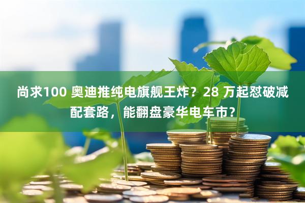 尚求100 奥迪推纯电旗舰王炸？28 万起怼破减配套路，能翻盘豪华电车市？